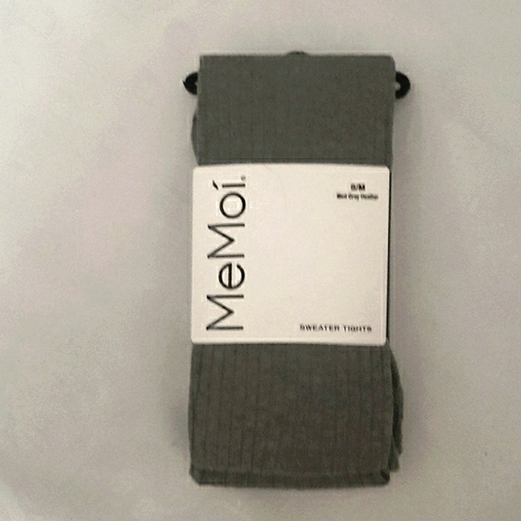 MeMoi Boston Ribbed Cotton Blend Sweater Tights Size S/M - Picture 7 of 8